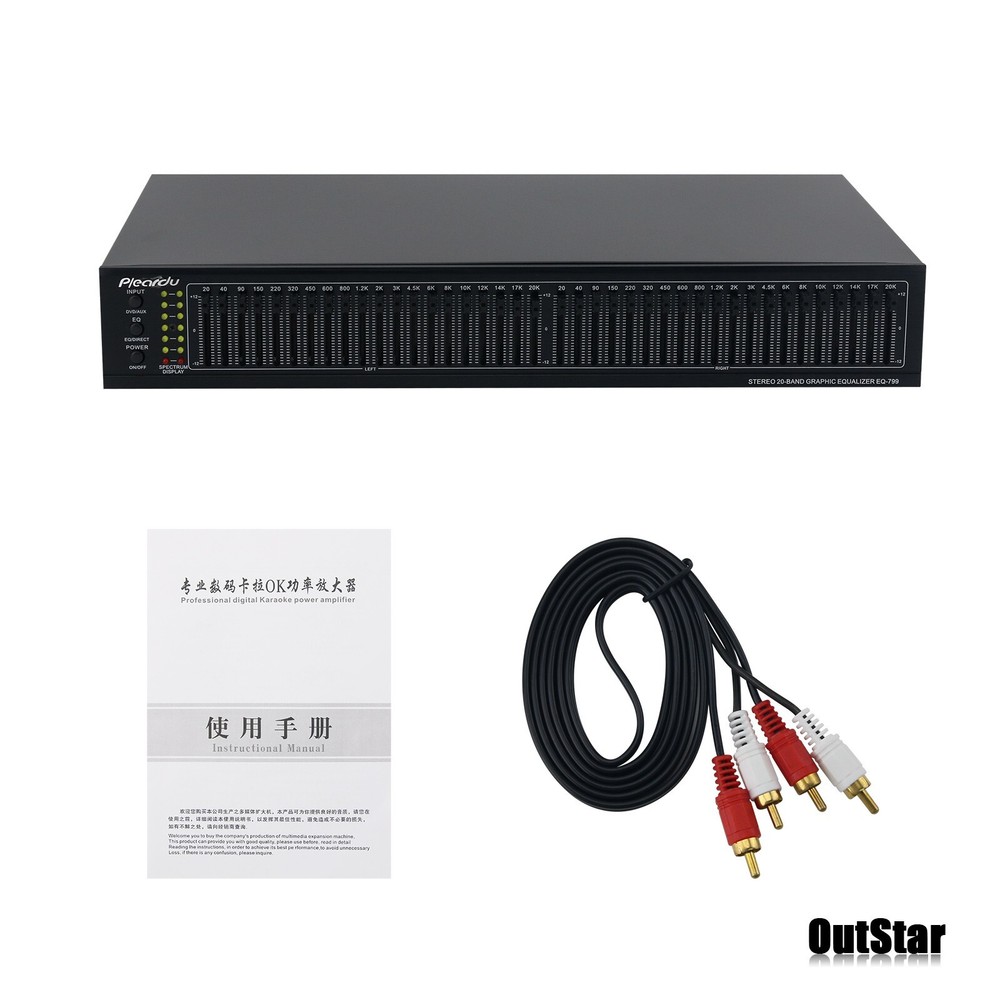 Stereo Graphic EQ Bluetooth Equalizer 40-band Audio Equalizer AC 220V USB (new)