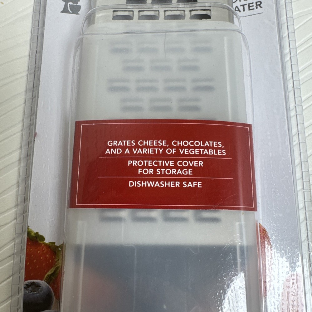 KitchenAid Medium Grater – Black Handle w/ Protective Cover – New