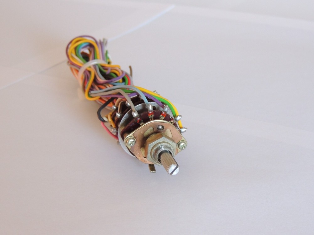 Pioneer SX-636 Rotary Switch (Function.) & full Wire ASC-060