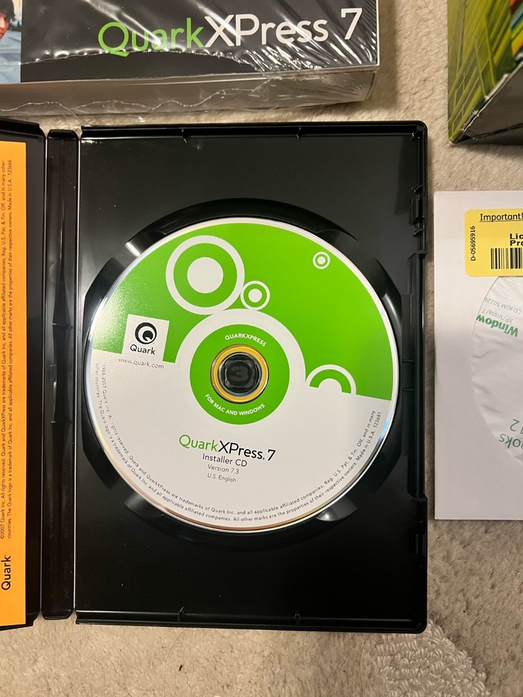 QuarkXPress 7 for Windows and Mac