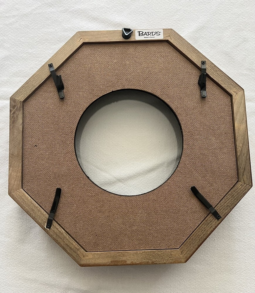 Bards Glass front frame, Color Brown, Wall Mountable Plate Frame