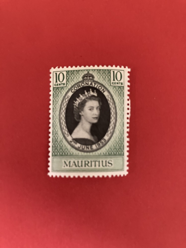 Mauritius MLH Stamp 1953 Coronation #250