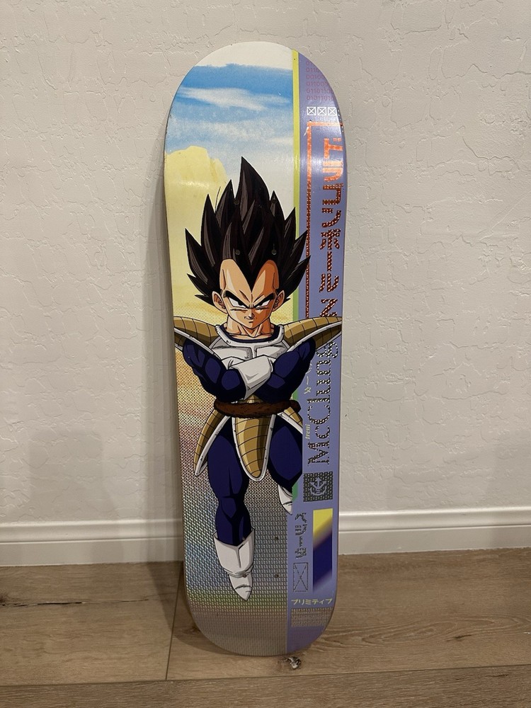 Primitive Dragon Ball Z Vegeta Skateboard Deck