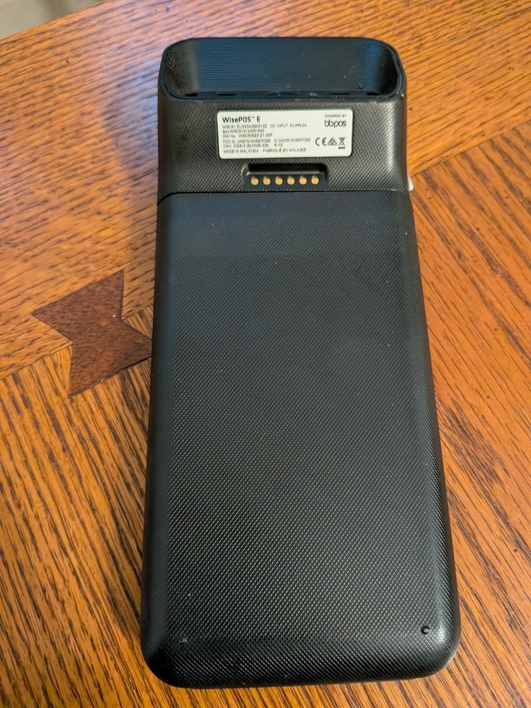 Wise POS E Card Reader, Handheld Portable, NFC, Chip Reader, LCD Screen, Stripe