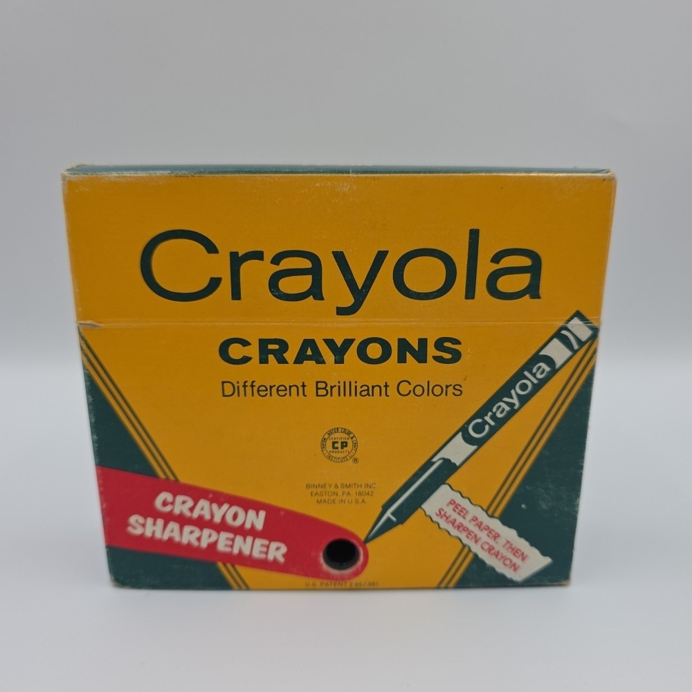 Crayola Crayons Binney Smith VTG Sharpener Used 4 Missing READ