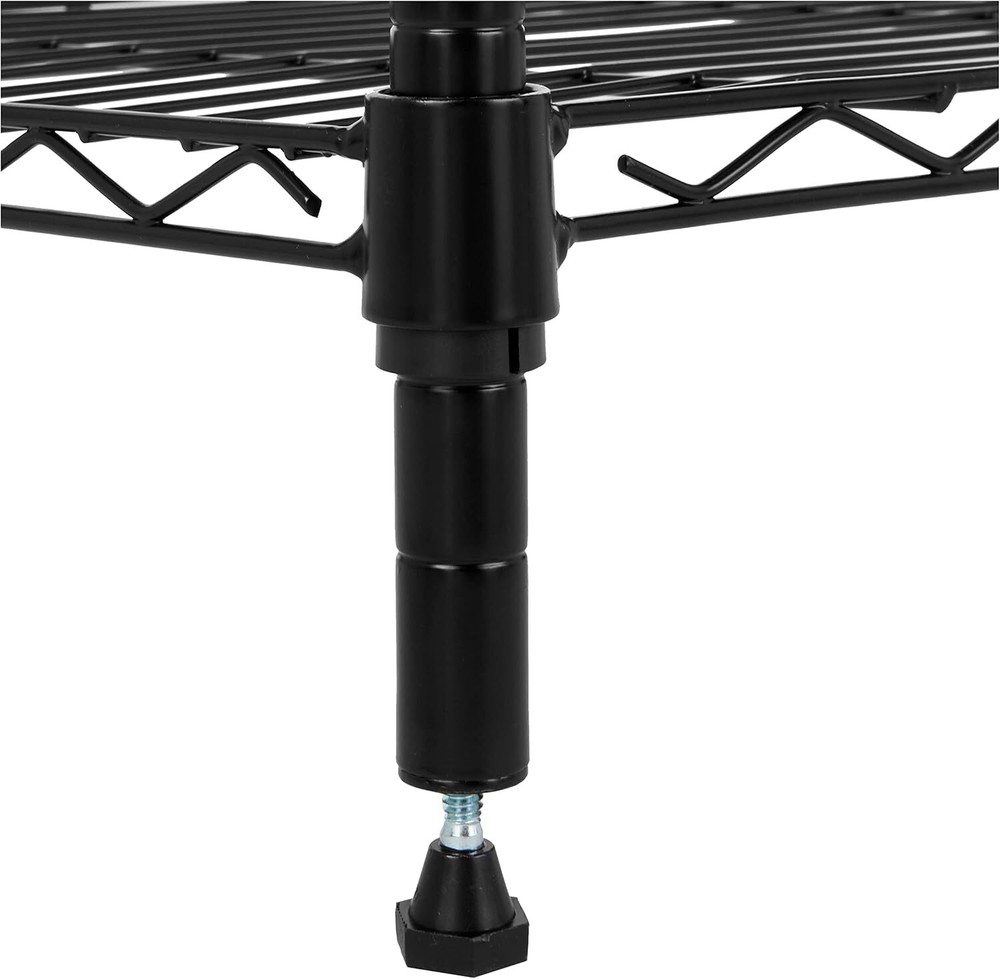 4 Tier Adjustable Heavy Duty Wire Rack Storage Shelf for Kitchen, Garage