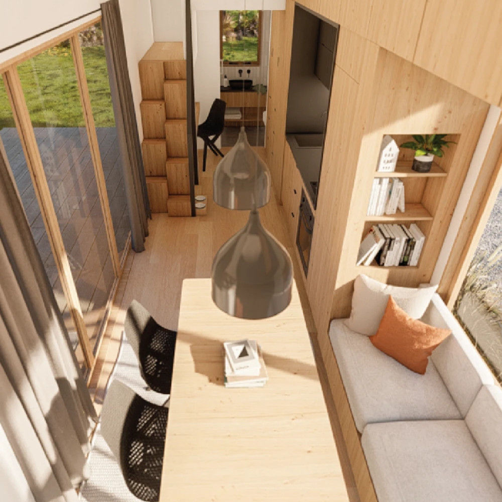 Modern House Plan Home Building Plans Blueprints, Small Cabin - Tiny House Plans