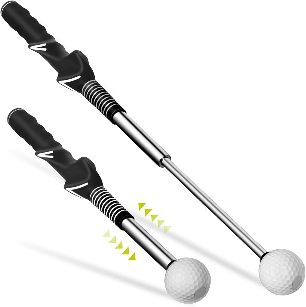 Retractable Golf Swing Aid Golf Grip Trainer Golf Accessory for Beginner Golfer
