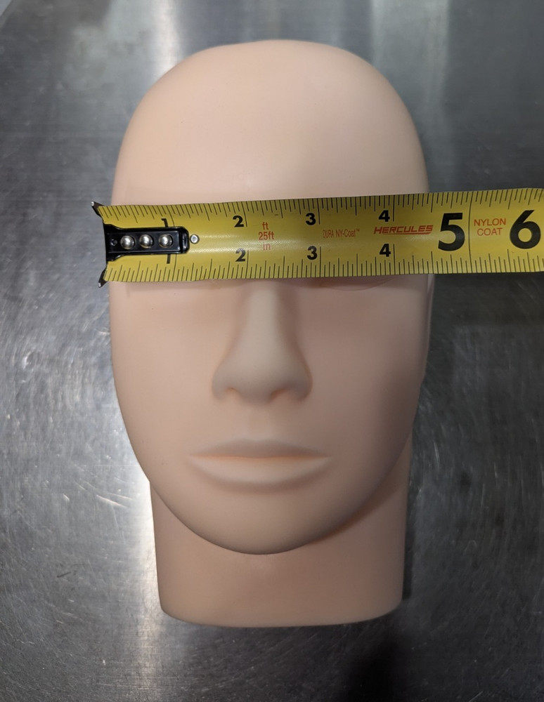 Soft Silicone Practice Mannequin Head for Makeup & Eyelash Extensions - New