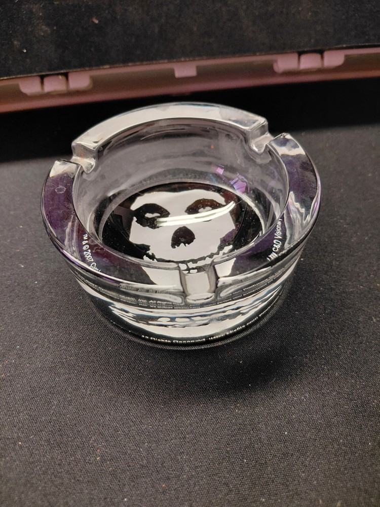 Misfits glass ashtray 2007