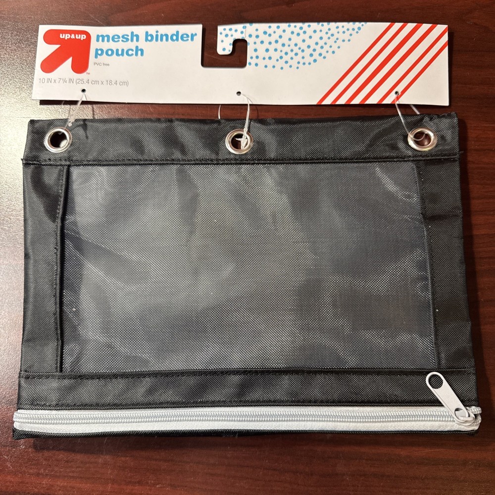 up&up | Mesh Binder Pouch | Black