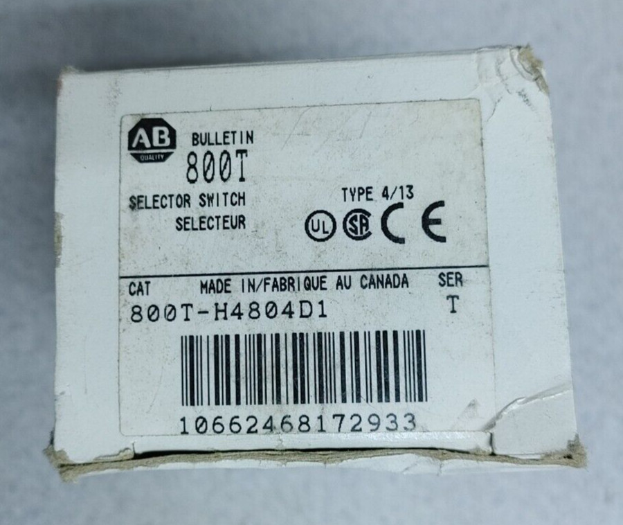 ALLEN-BRADLEY 800T-H4804D1 2-POSITION LOCK SWITCH NO KEY NEW!! QUANTITY!!