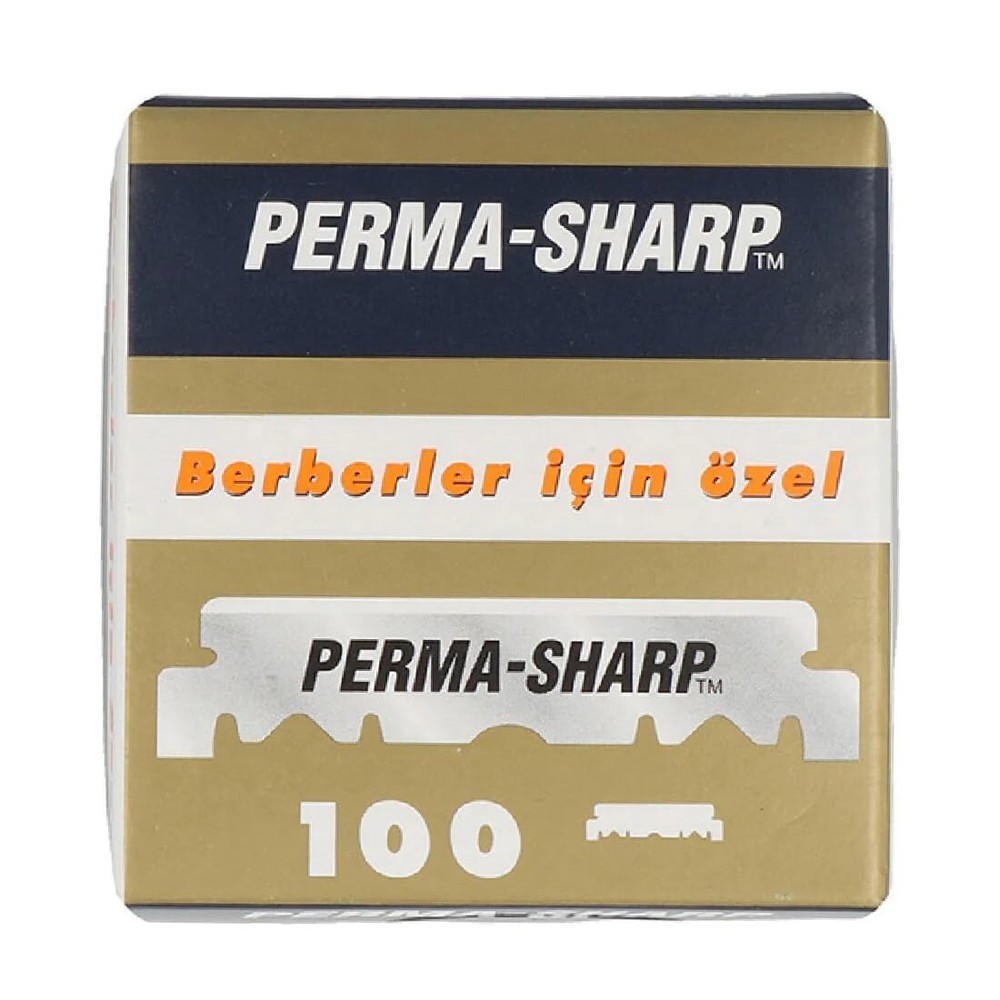 Perma-Sharp Single Edge Barber Razor Blades 100ct