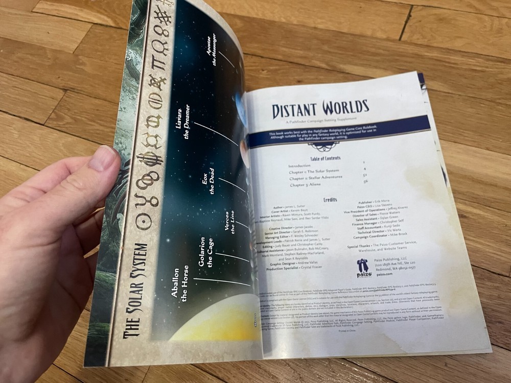 Pathfinder Distant Worlds D&D 3.5 D20