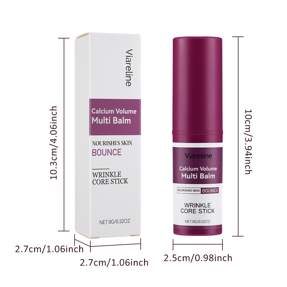 2Pack Calcium Volume Multi Balm Wrinkle Core Stick Collagen Moisturing Stick