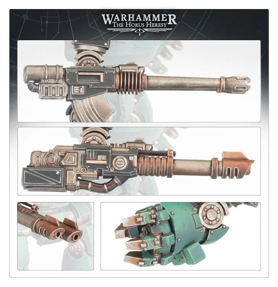 Contemptor Dreadnought Weapons Frame Kit | 40K Upgrade Models | Warmodels