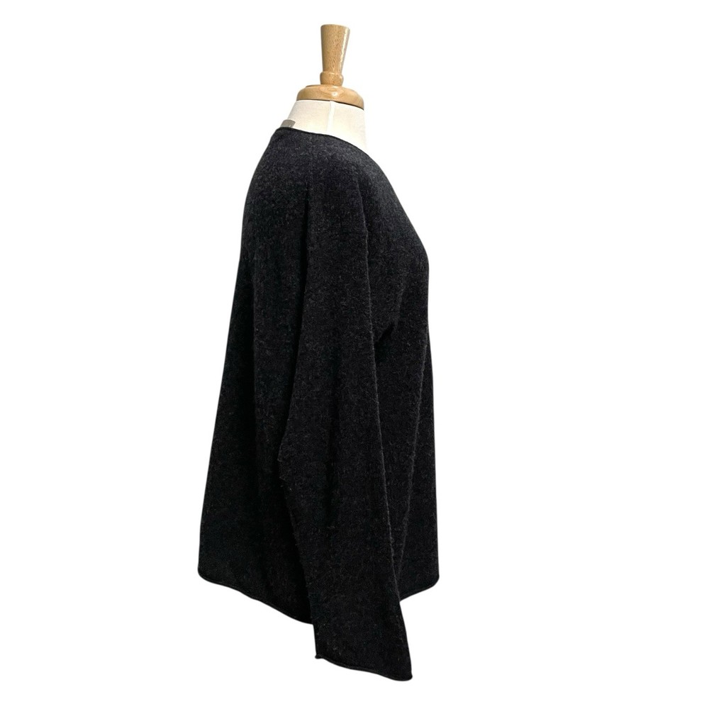 EVERLANE Wool Blend Cozy Stretch Pullover Sweater Charcoal Gray size Medium