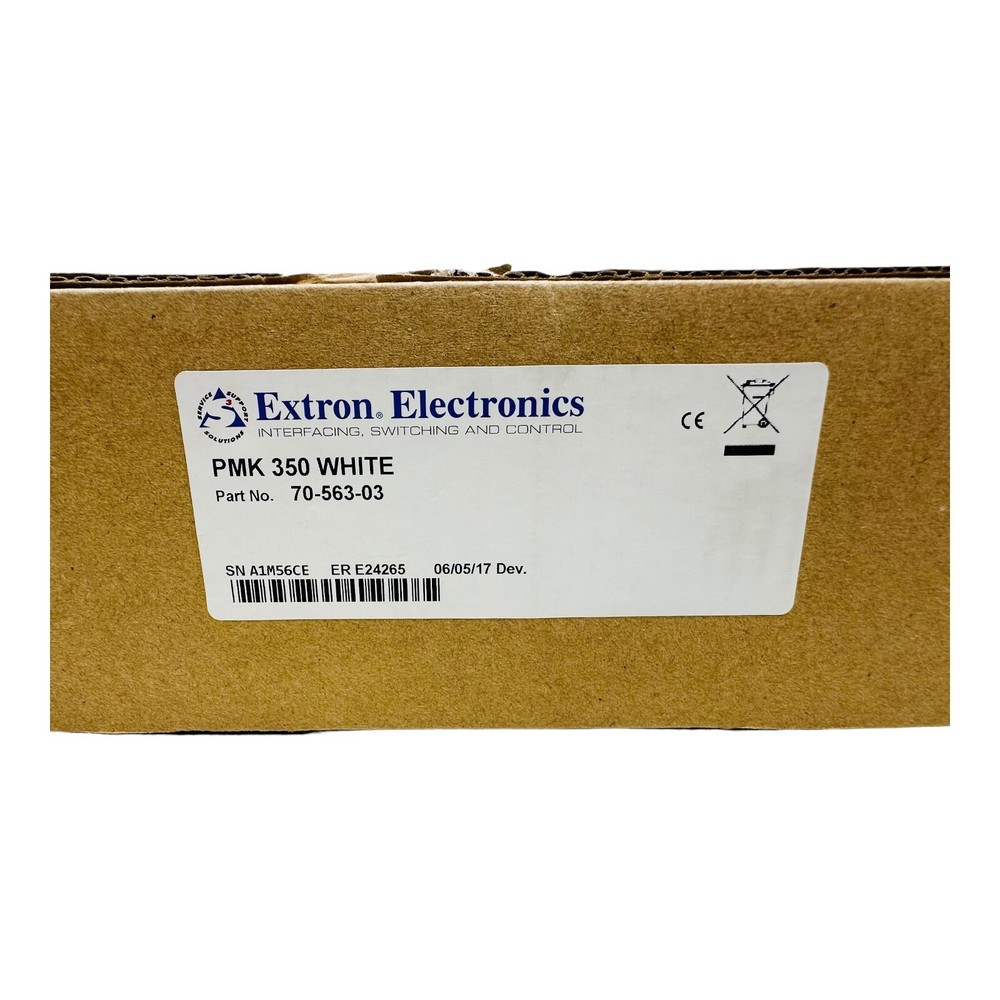 EXTRON PMK 350 WHITE Low Profile Multi-Product Pole Mount Kit NEW/UNUSED SURPLUS