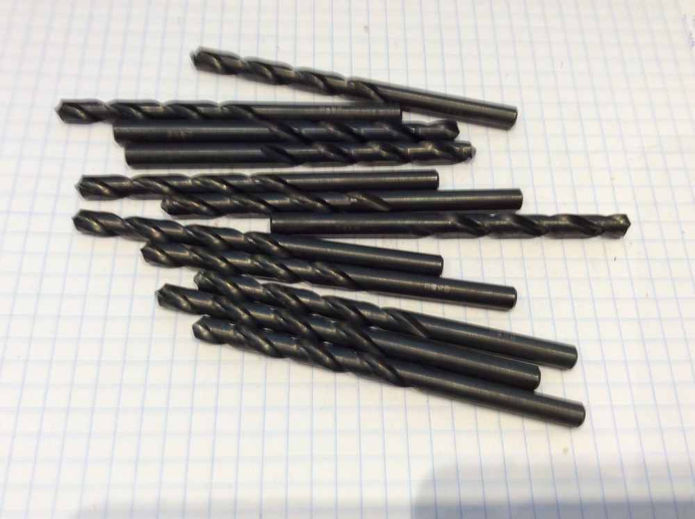 12 Pc USA 7mm HSS Black New (723)