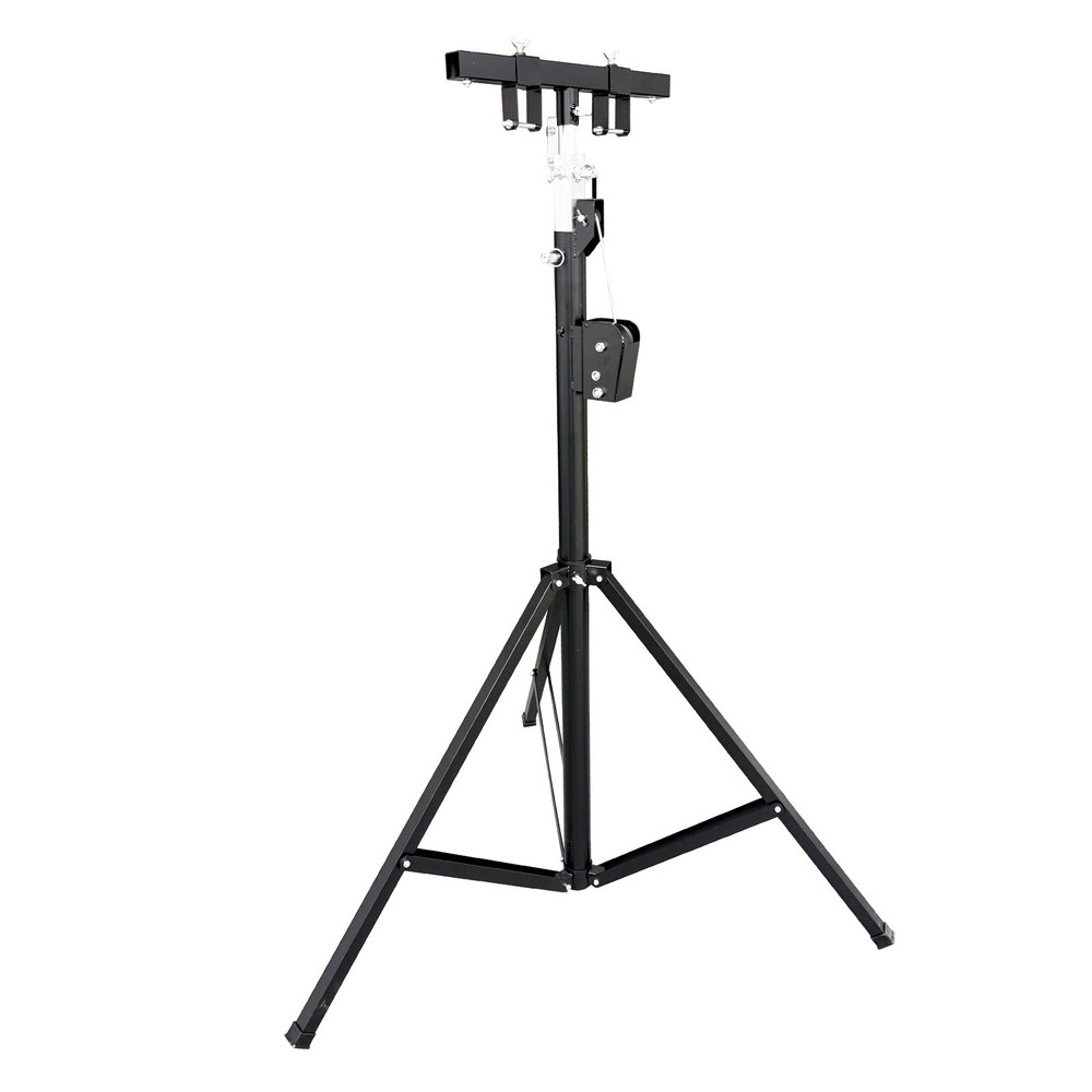 2pcs Stage Lighting Music Stand Hand Crank Bracket Stage Support 13ft H Adjust