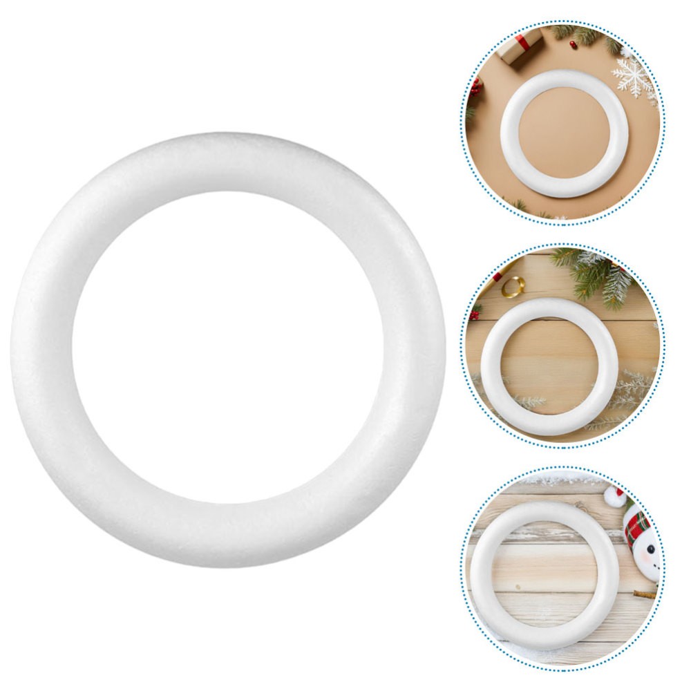 3Pcs Foam Wreath for Christmas Decorations DIY Projects and Crafts