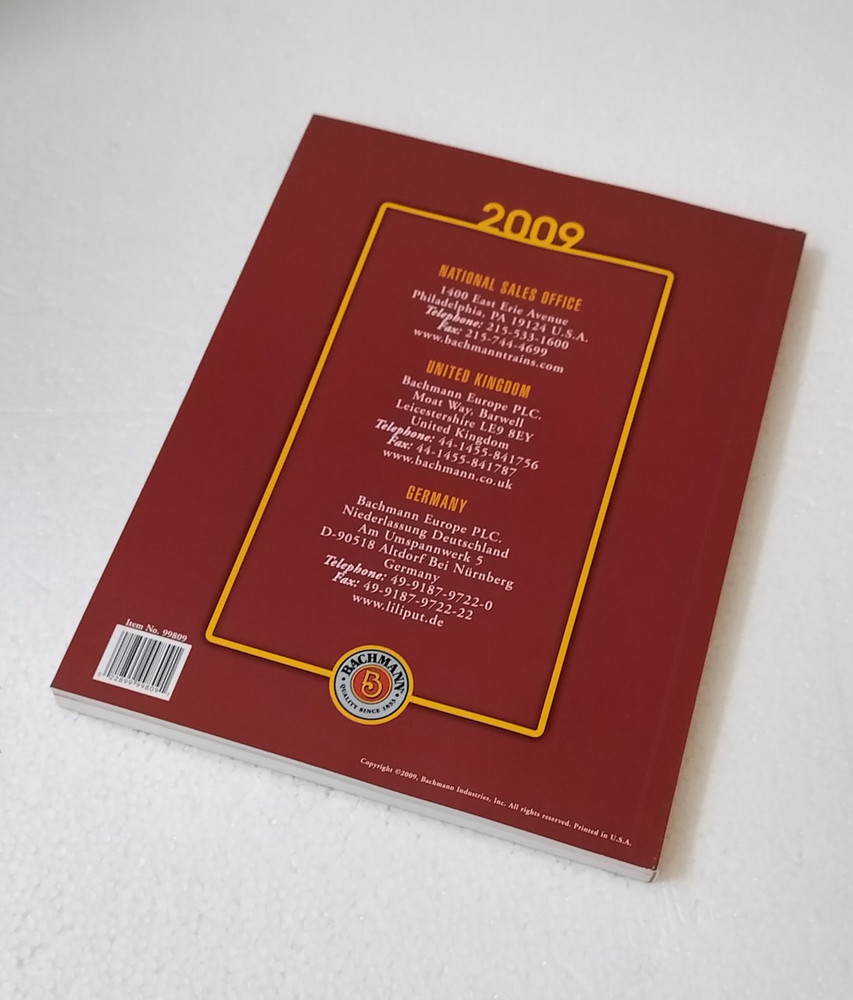 2009 Bachmann Trains Catalog, for any Train collector