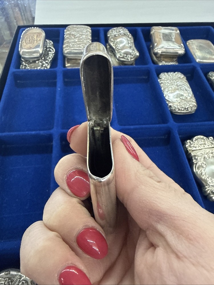 Antique Sterling Silver match safe