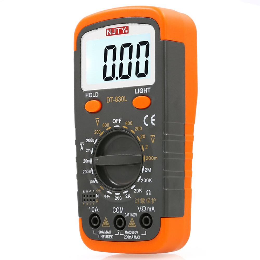 US 1-2 Pack Digital Capacitance Meter Capacitor Pro Tester LCD Backlight Display