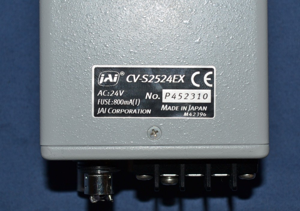 JAI Microscope Camera CV-S2524EX, CCTV, I24EX, CCTV, Industrial, Security Camera