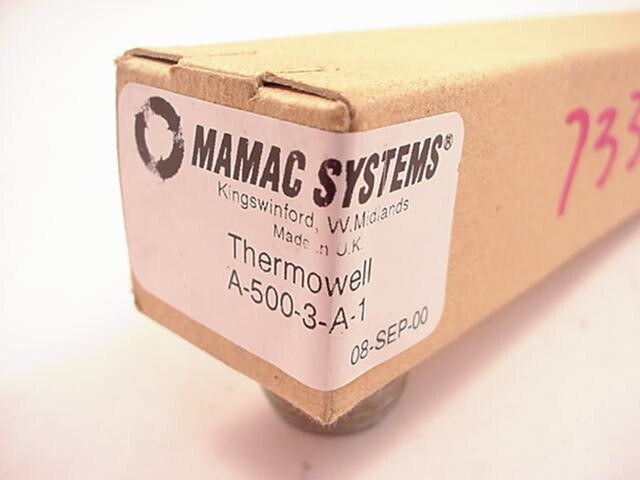 Mamac Systems 7" Thermowell A-500-3-A-1 Ships on the Same Day