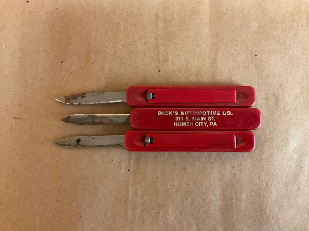 RANDOM LOT OF 10 KNIVES POCKET FIXED MULTI-FUNCTION VINTAGE (#55)