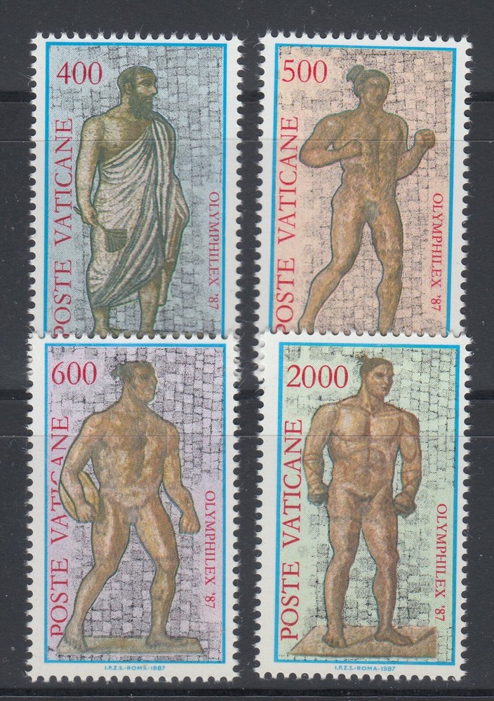 Vatican 1987 Olymphilex Sc 788-791 Mint never hinged