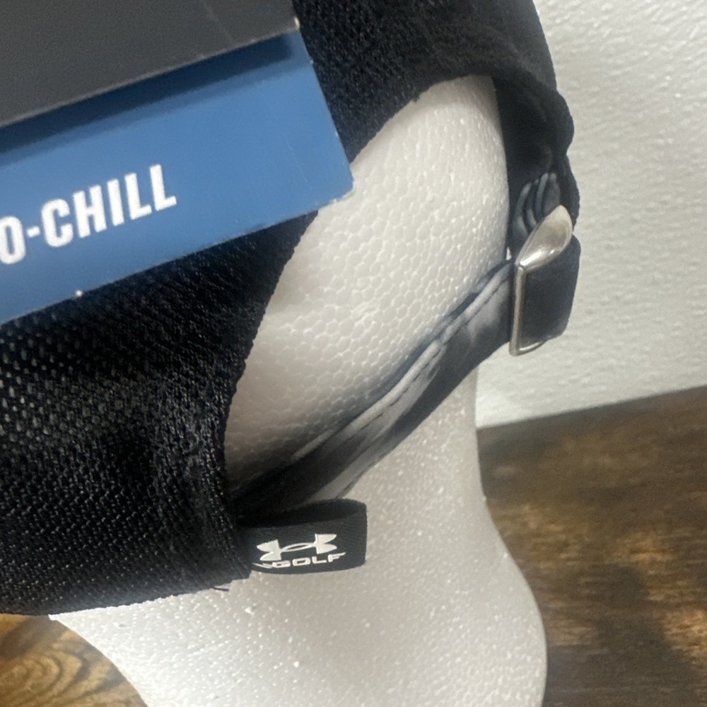 Under Armour Black ISO Chill Adjustable Back Golf Hat Cap