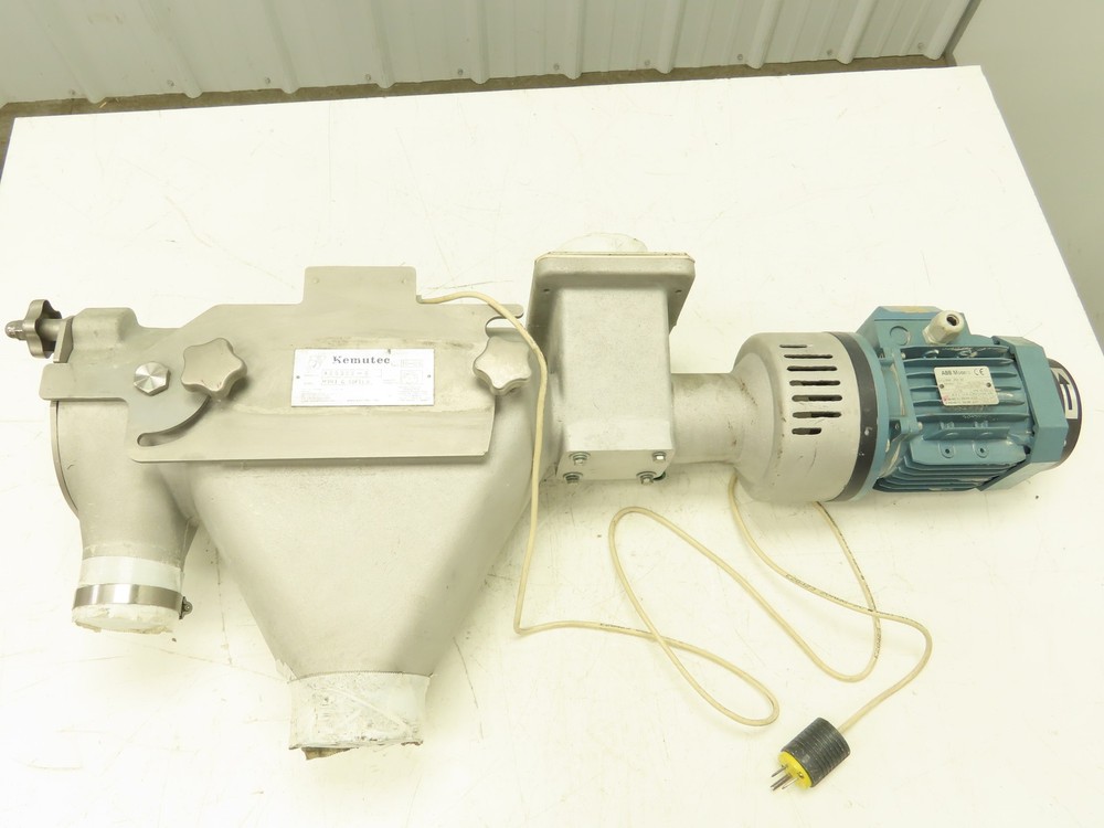 KEK Kemutec Mini C Centrifugal Rotary Screen Sifter Powder Processing .5HP 460V