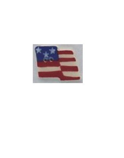 Mill Hill Ceramic Buttons 86177 Large Flag