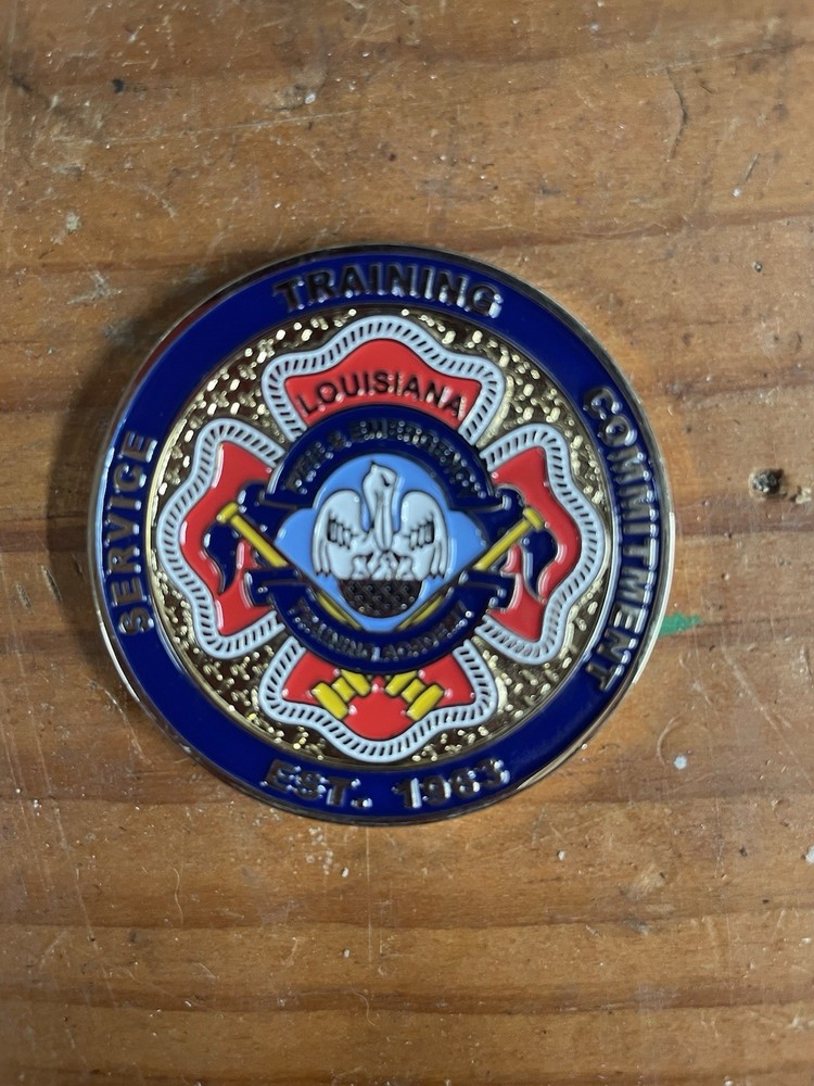 Louisiana Fire Academy Challenge Coin