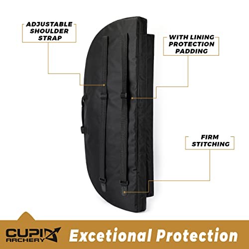 Compound Bow Case Soft Light-Weight Bow Bag with 37in Inside Length Black