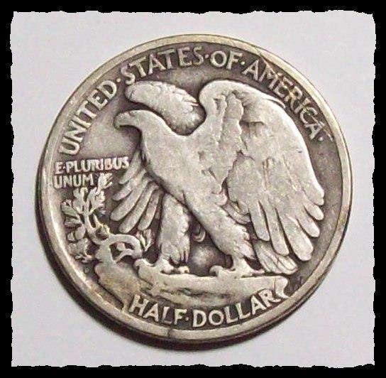 1919-D WALKING LIBERTY HALF DOLLAR Original Sharp VG++ / Fine #38D22