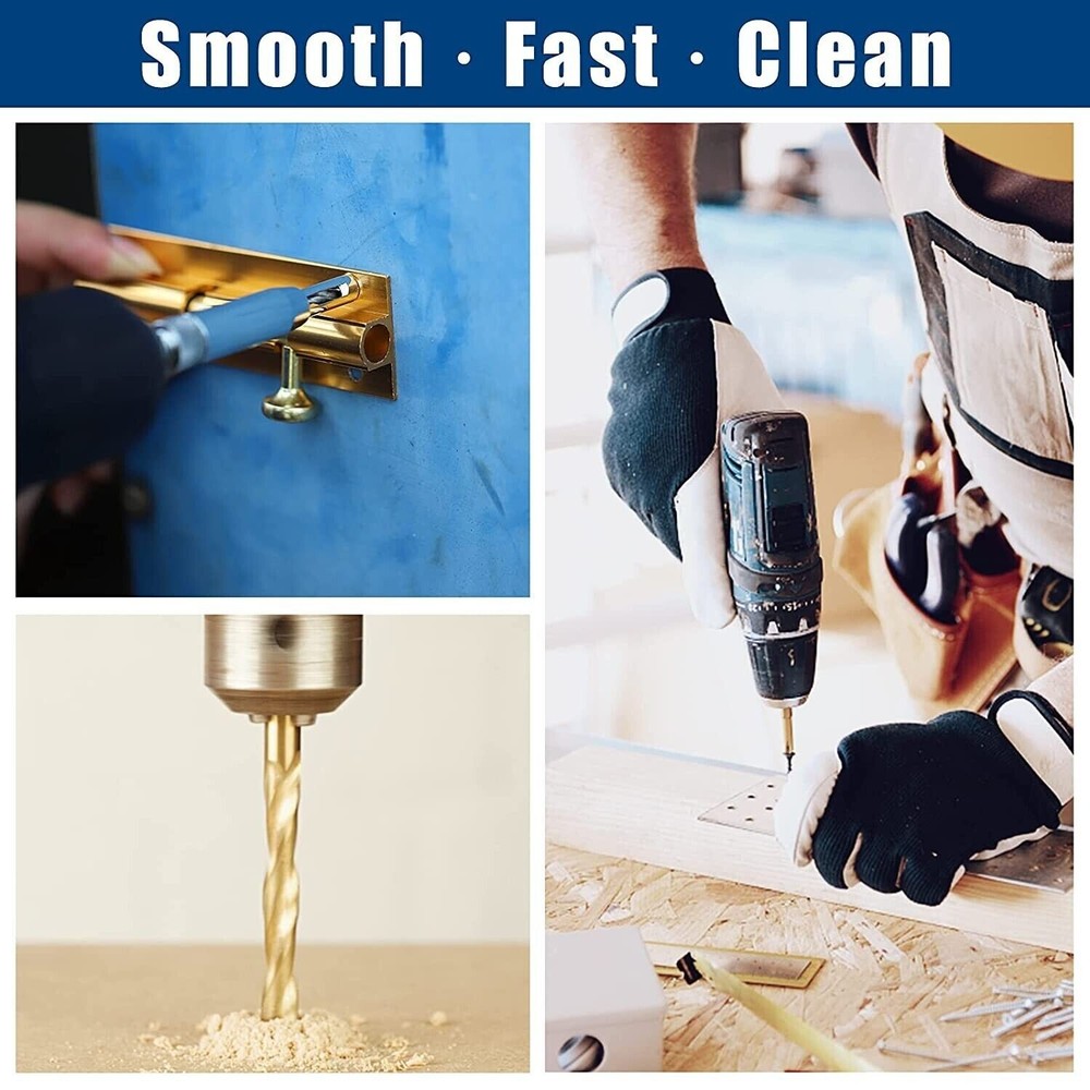 13pc Hex Shank Titanium Drill Bit Set (Quick Change)