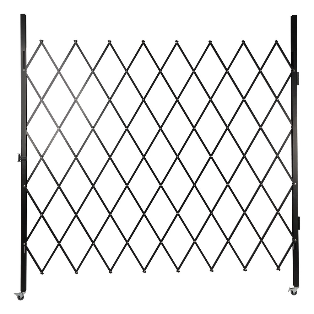 360° Rolling Barricade Gate Folding Security Gate Expanding Security Door 2.2*2m