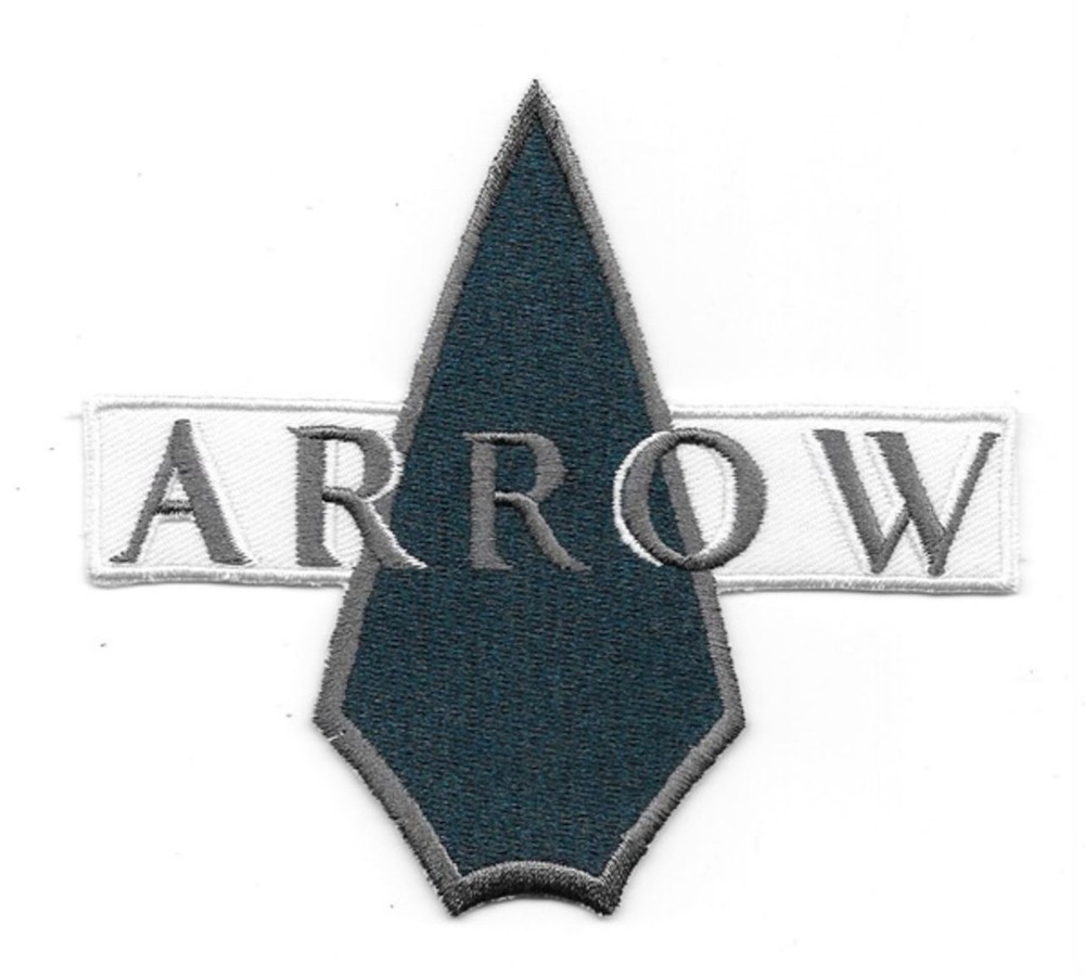 DC Comics Arrow TV Series Name Logo Icon Embroidered 4 1/2" Patch
