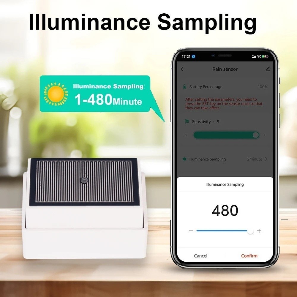 Smart For FOR ZIGBEE Compatible Rain Sensor with Raindrop Notification