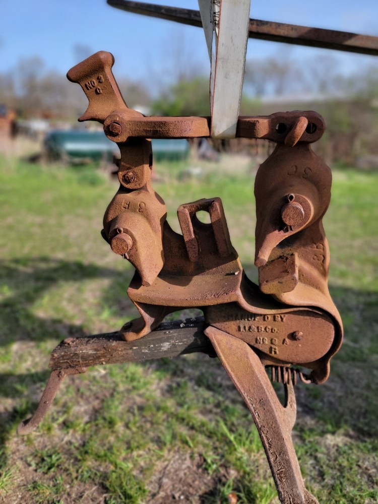 Antique Blacksmith Tire Shrinker
