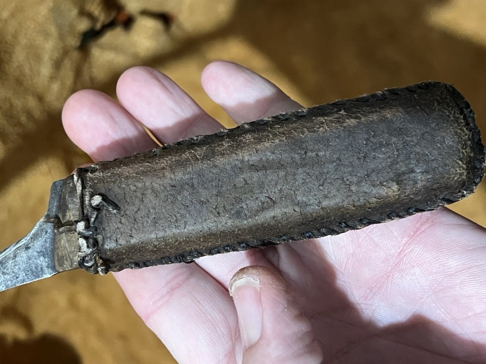 Crow style knife/sheath set