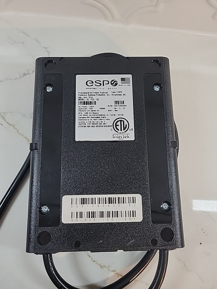 ESP XG-PCS-150 RIC Next Gen Power Conditioning Intelligence System 120V 15A