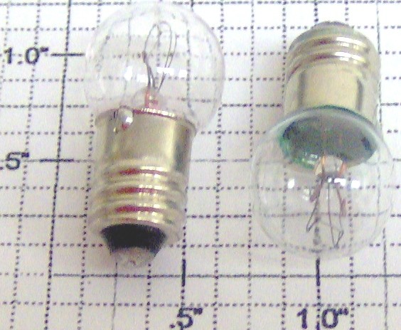MTH CI-0000008 Screw Base Clear Light Bulbs (2)