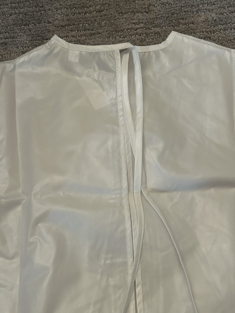 5 Pack AAMI Level 1 Isolation Gown Polyester Washable Reusable S/M New