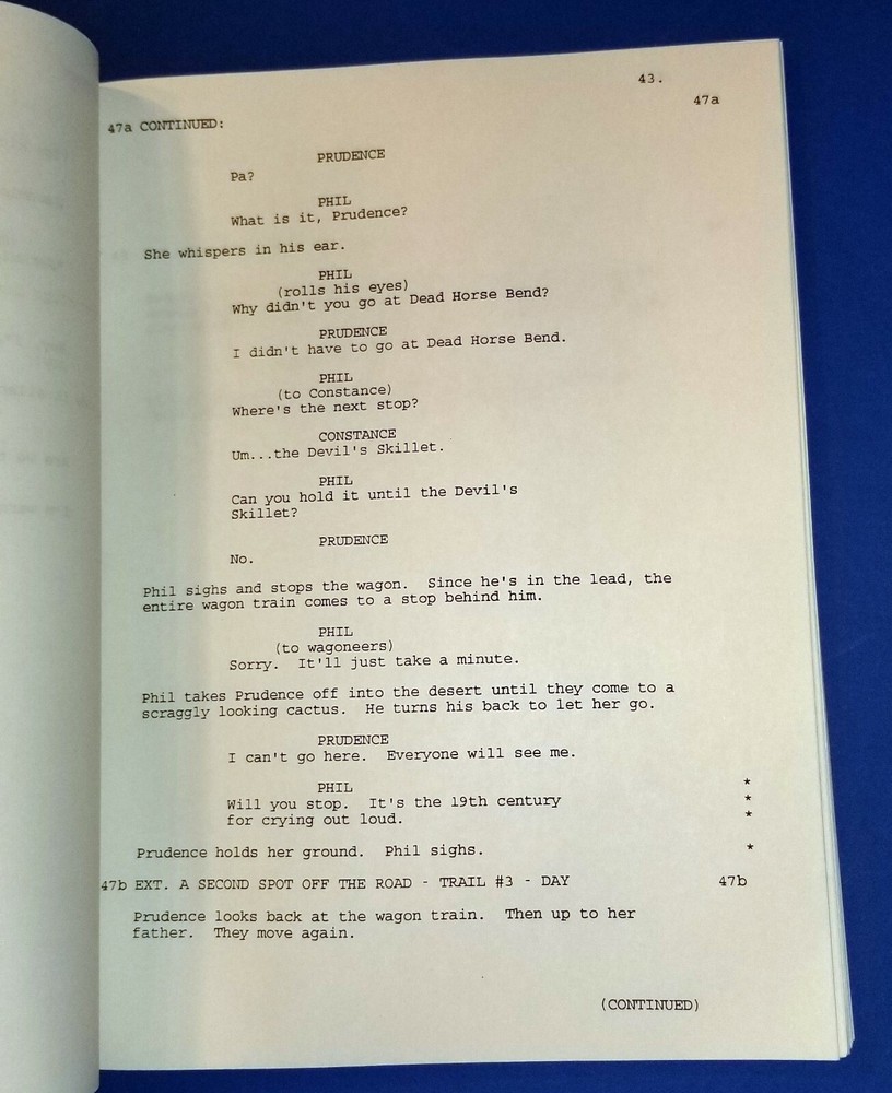 WAGONS EAST original script JOHN CANDY RICHARD LEWIS action comedy 1994