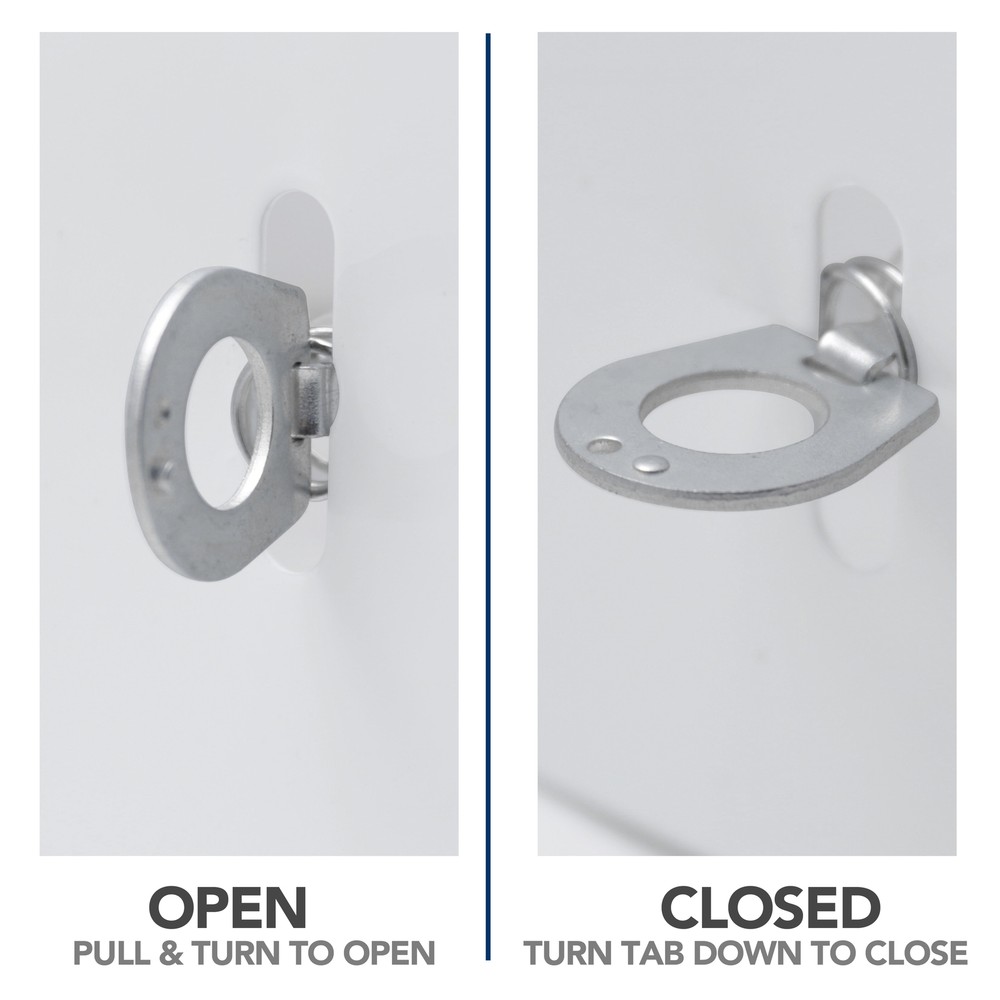 RV Water Heater Door Latch EASY Installation Trailer LCW Camper 2 PACK