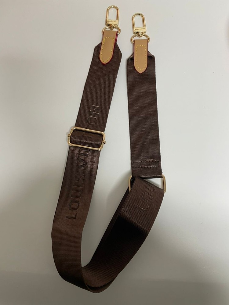 Louis Vuitton Shoulder Strap Adjustable Crossbody Shoulder Replacement Brown